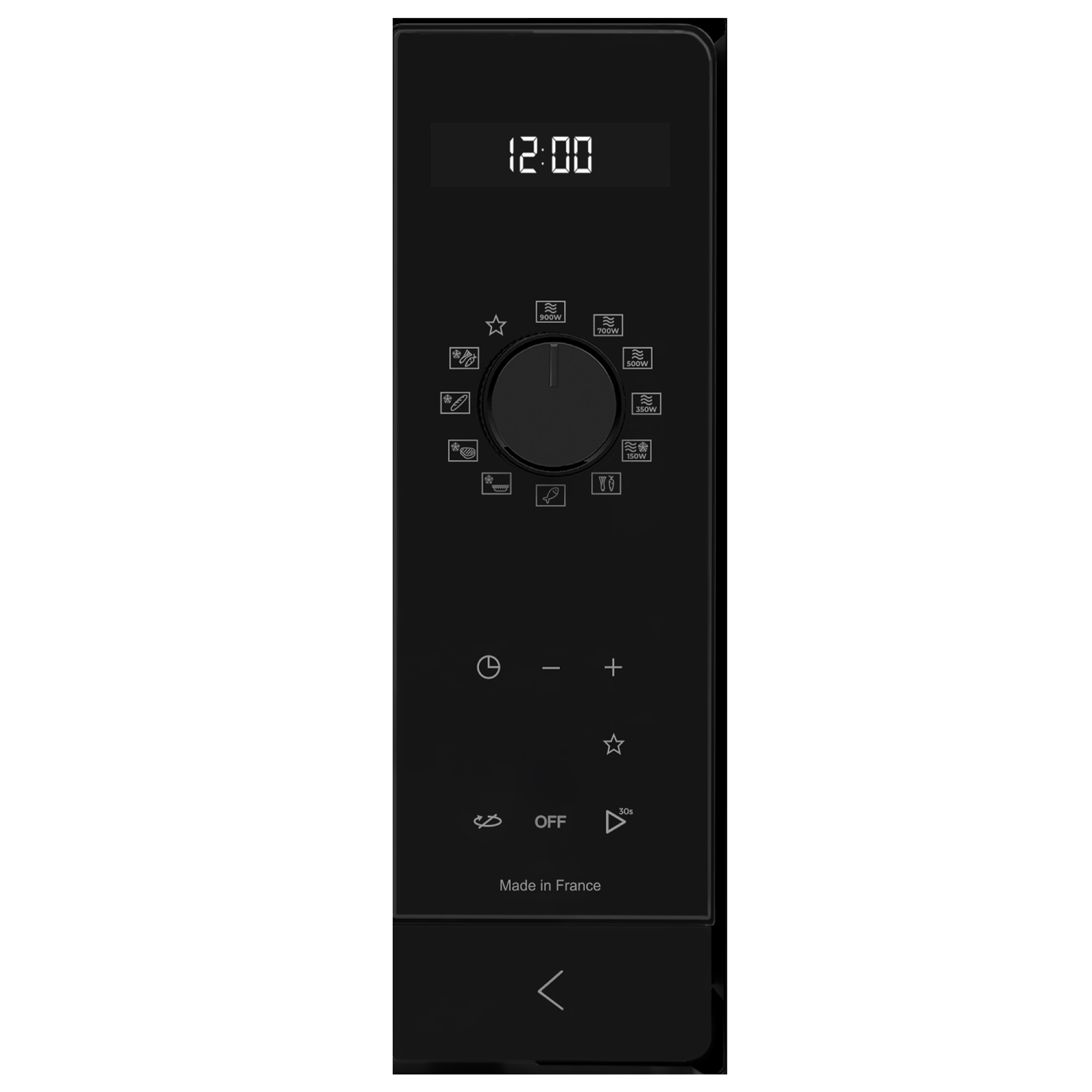 Ovládací panel s otočným voličem mikrovlnné trouby De Dietrich DME4310B